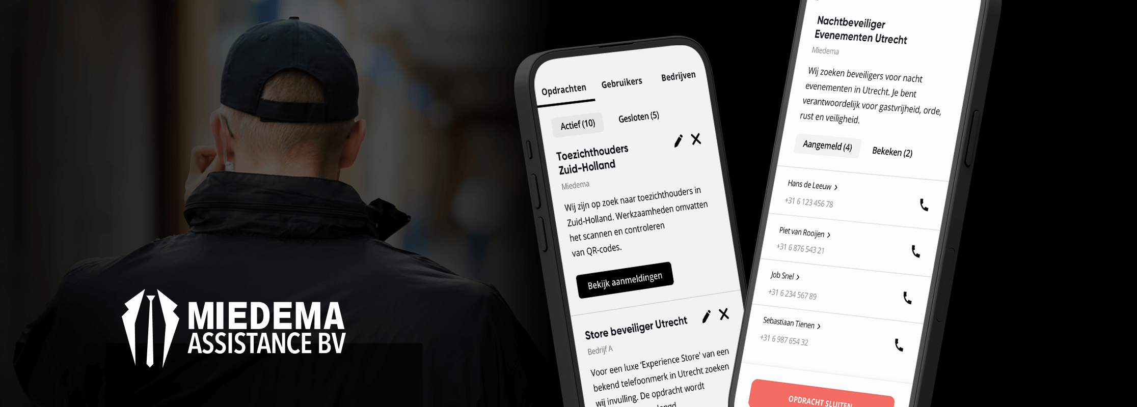 Miedema Assistance: mobiliseer direct de beste beveiligers