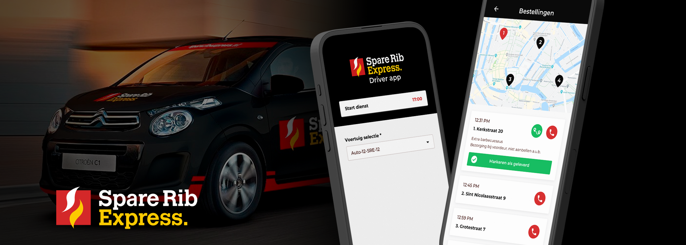 Spare Rib Express Driver app