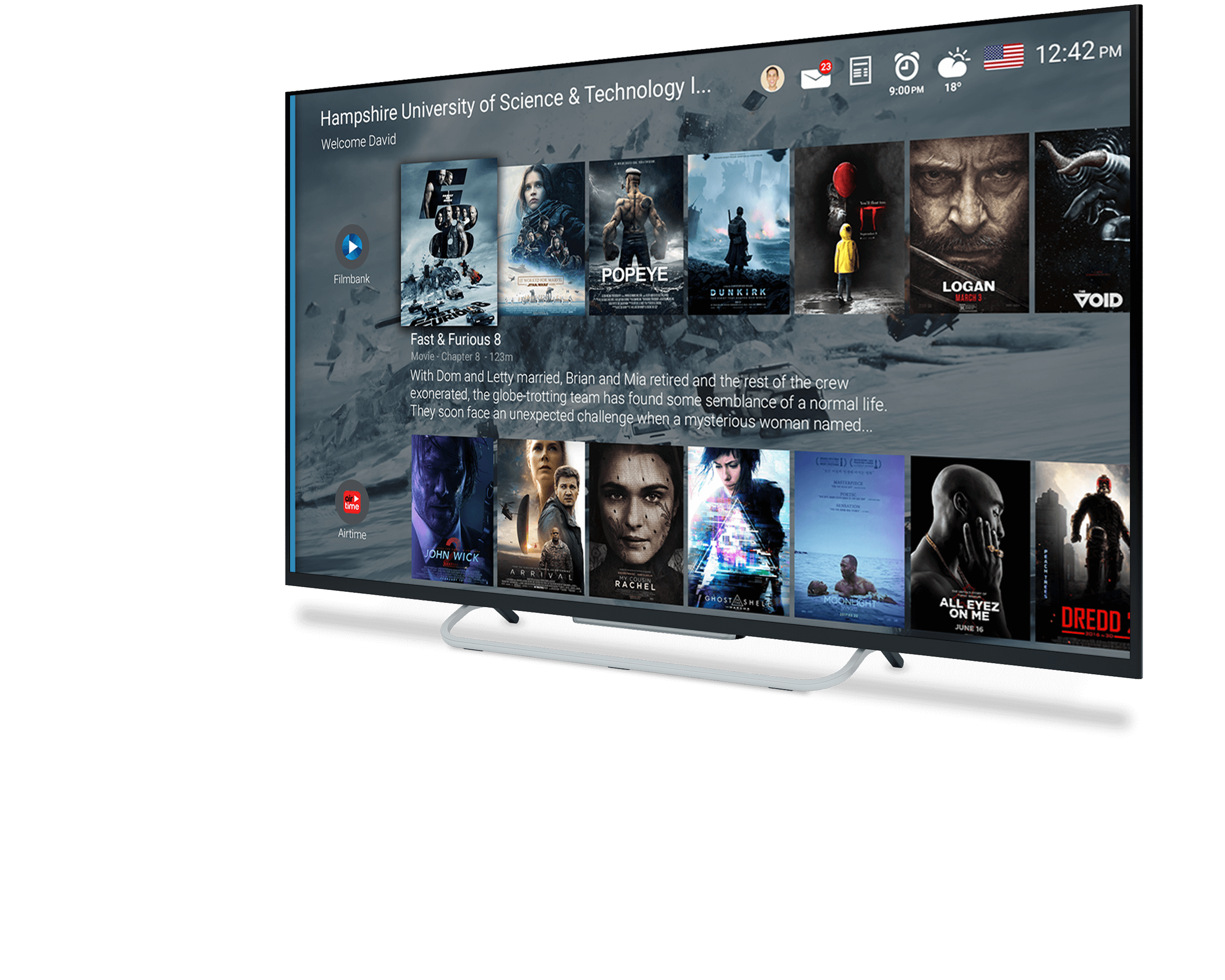 Philips Android TV launcher app description