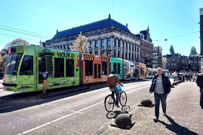 Amsterdam Discovery Challenge promotie tram