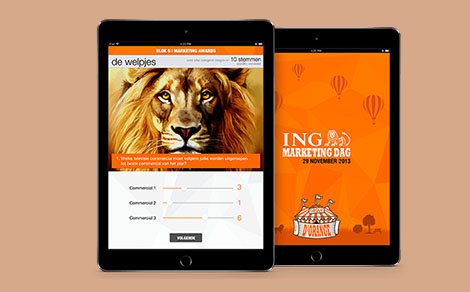 Successful launch of ING Marketingday app