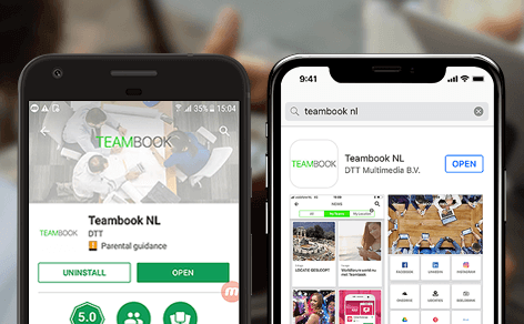 Teambook intranet app nu in de app stores